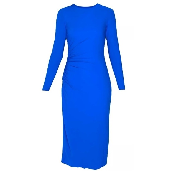 NEW SWEATY BETTY Explorer Sculpt Ruched {$148} Electric Blue Long Sleeve XS - Picture 1 of 8